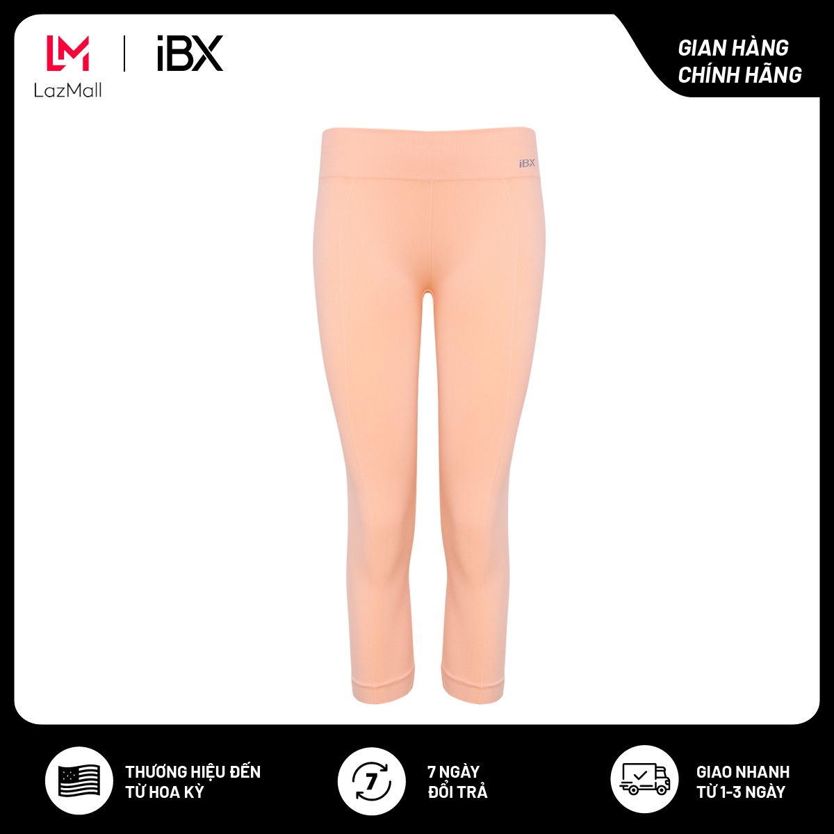 Quần thể thao nữ form lửng tập yoga, gym ibx ibx057p