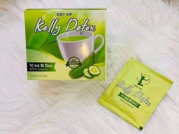 Trà bí đao Kelly detox hộp 15 gói nhập khẩu