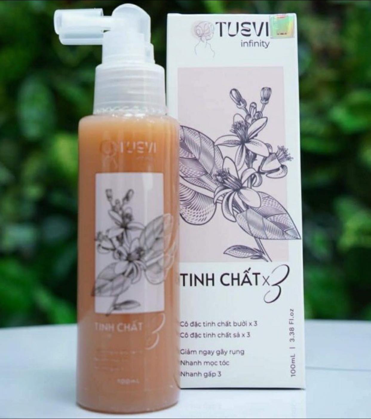 [Chính Hãng CTY 100%] Xịt Mọc Tóc Tinh Chất Sả Bưởi TUỆ VI INFINITY