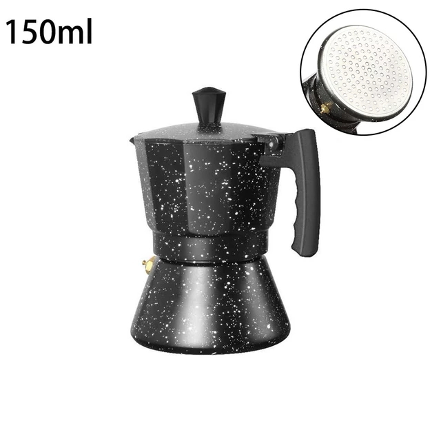 Máy pha cà phê beumk bằng nhôm ý moka espresso bình lọc đầu bếp 150ml 300ml