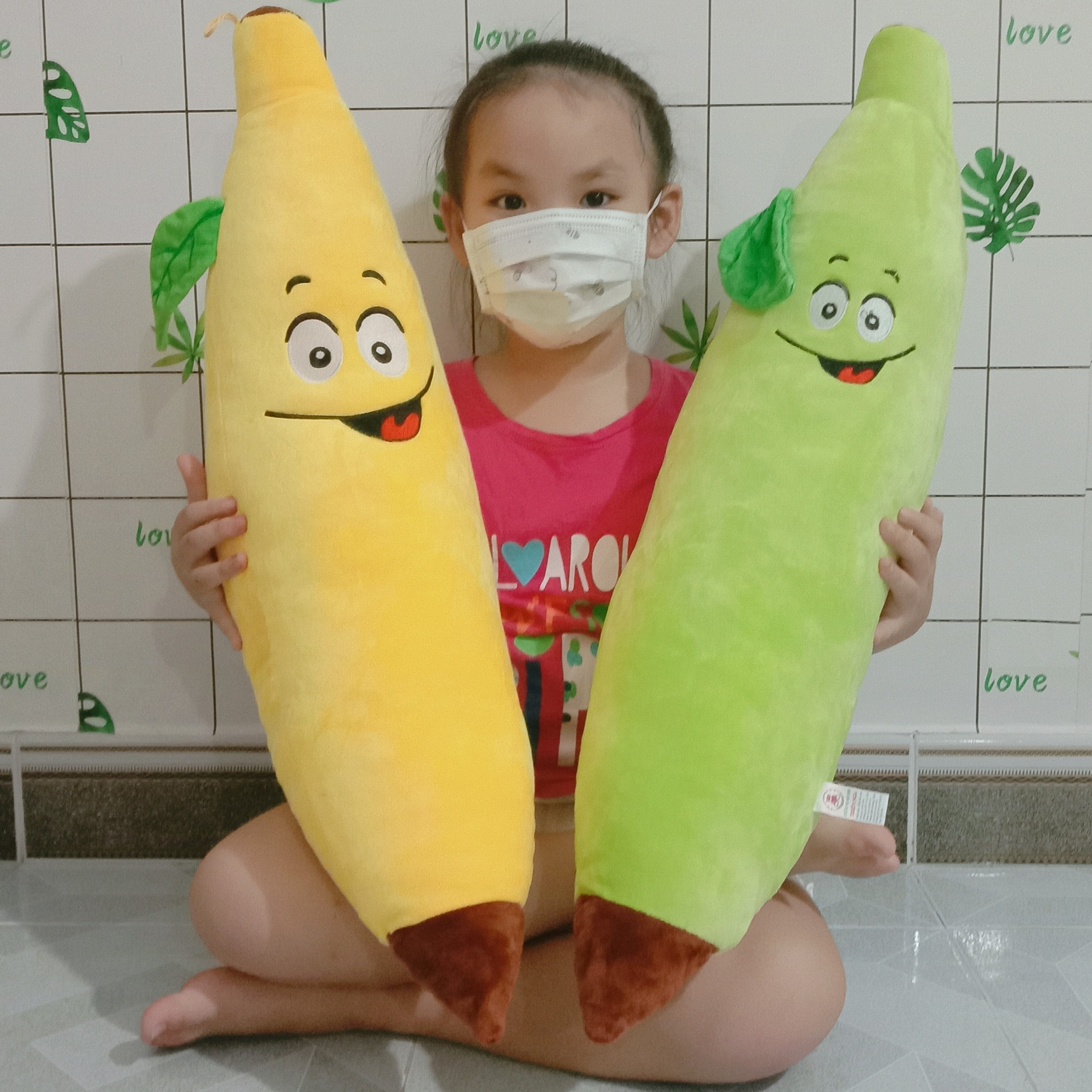 GỐI ÔM TRÁI CHUỐI CHO BÉ MỀM MỊN CAO CẤP