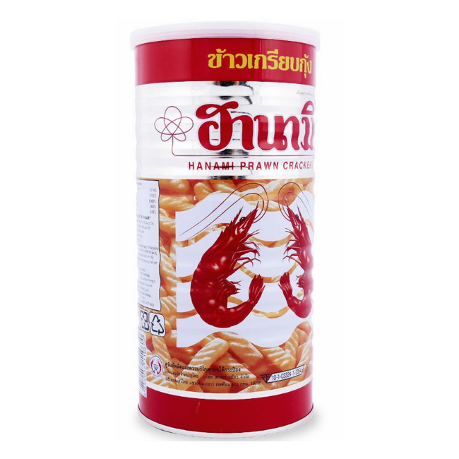 SNACK TÔM HANAMI THÁI LAN LON 110GR- SIÊU NGON