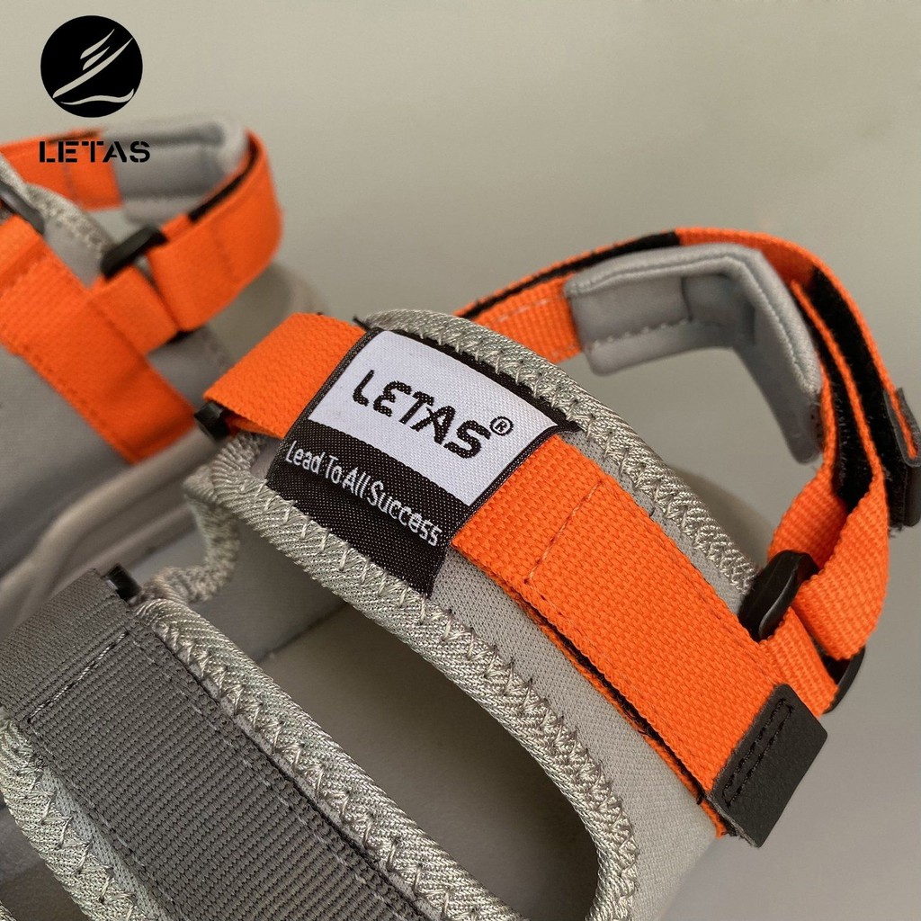 Sandal Nữ, Nam Đế Cao Letas D1001 Cam Tro