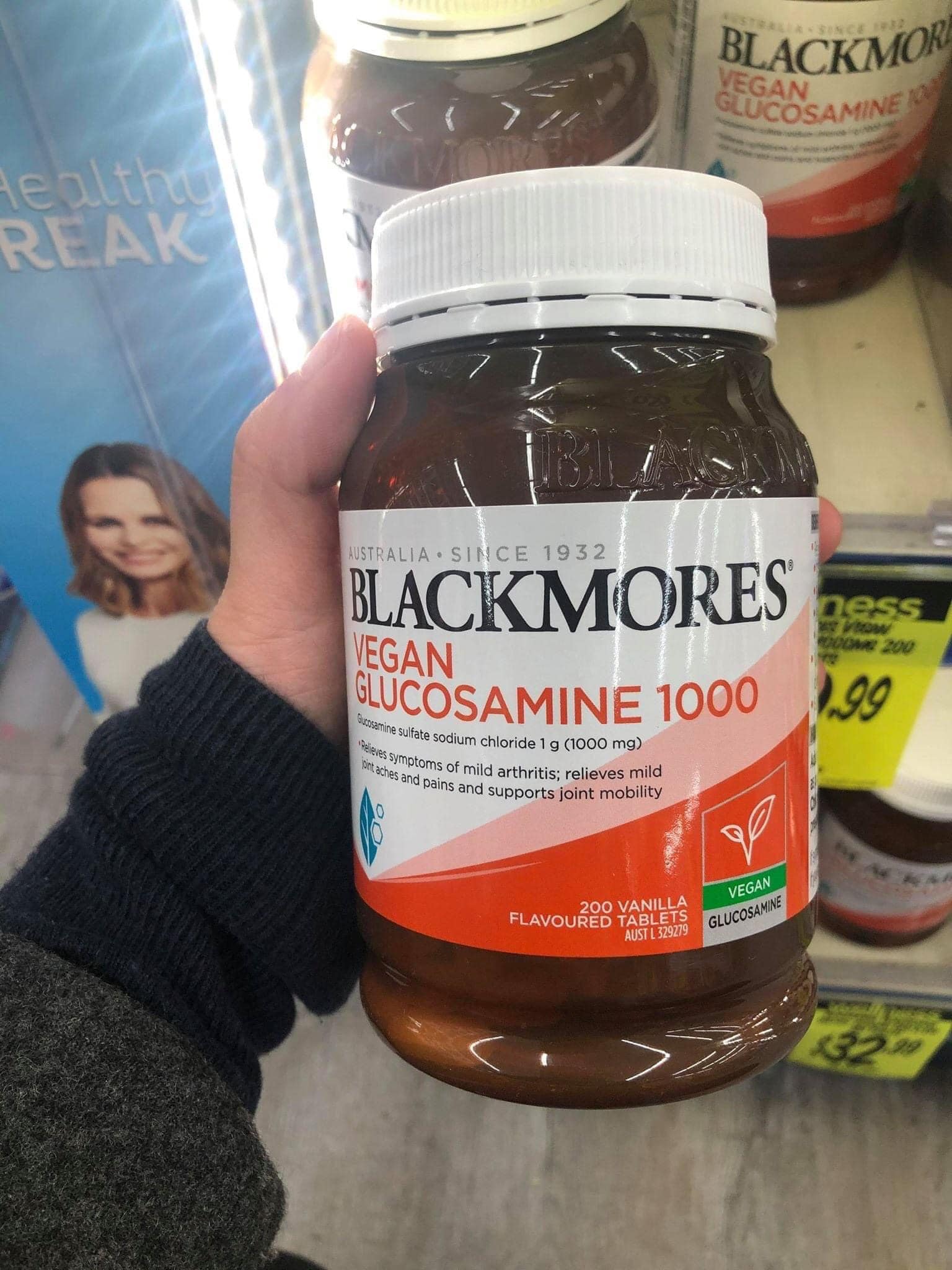 BLACKMORES VEGAN GLUCOSAMIN 1000