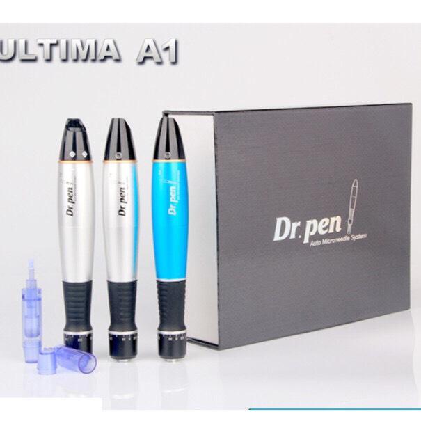 Combo Phi Kim Cấy Tảo Máy Dr Pen A1 Tích Điện (1 Máy dr pen A1 tích điện xanh + 1 Hộp Tảo+ 10 kim nano+ 1 vỉ vitaminc)
