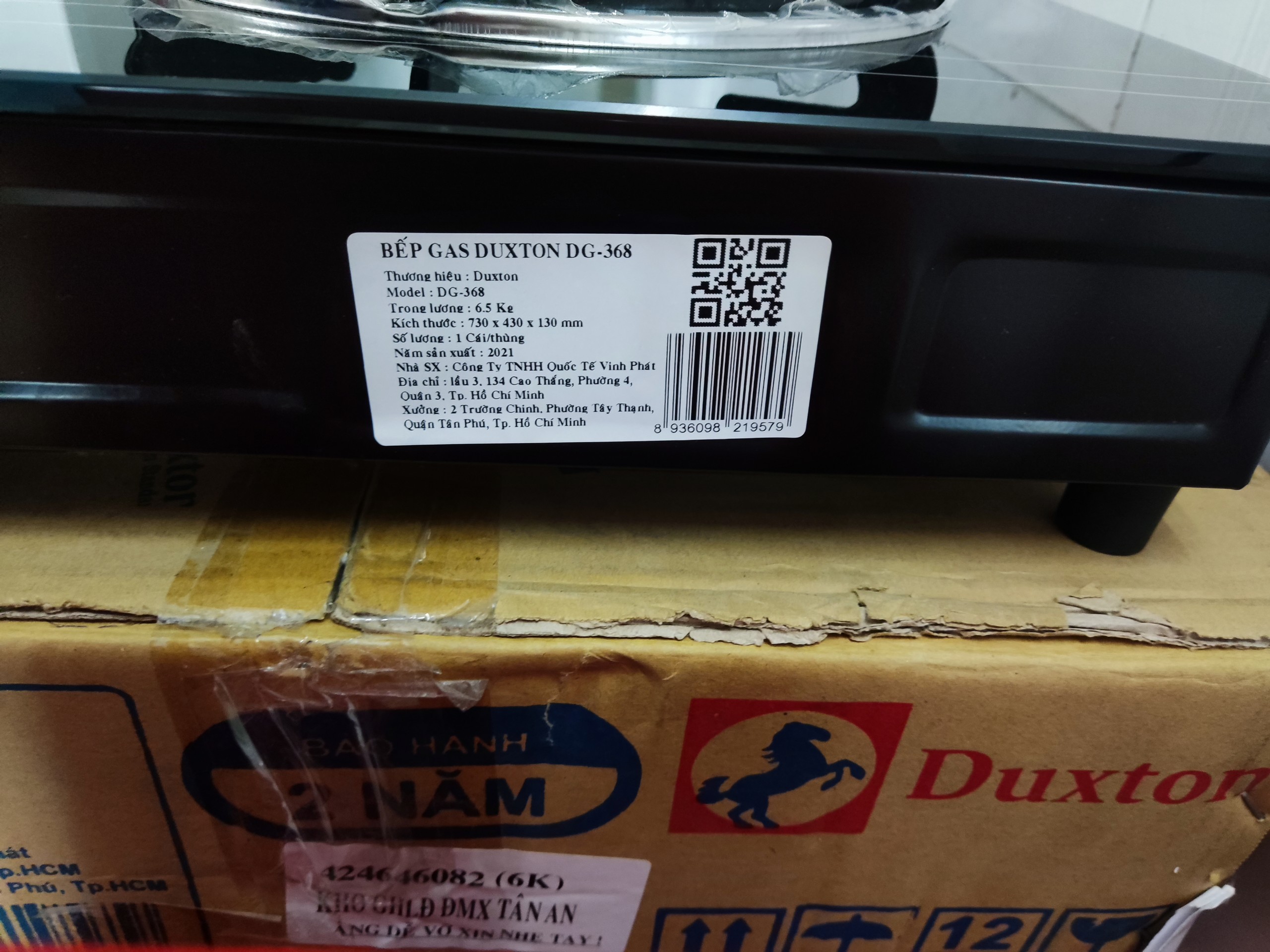 Bếp ga đôi Duxton DG-368