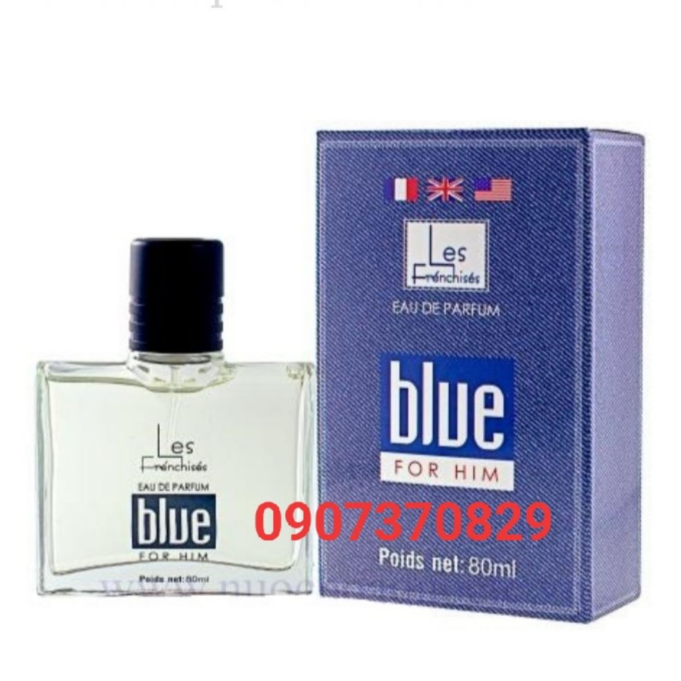 [ CHÍNH HÃNG] Nước hoa Blue For Him Les Frenchises 80ml