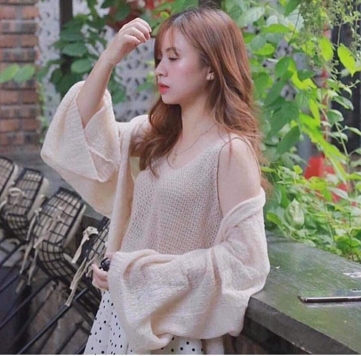 Áo cardigan len mỏng Hàn Quốc