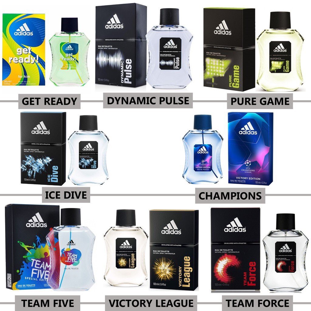 [HCM]NƯỚC HOA NAM TÍNH ADIDAS 100ML