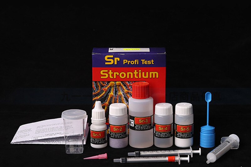 Salifert test kit ca calcium cu i2 kh mg nh4 ammonia no2 nitrite no3 nitrate ph po4 sr potassium water test reef tank