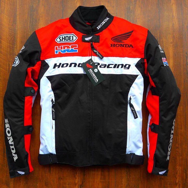 Áo Giáp Bảo Hộ Phối Lưới Honda HRC Đỏ