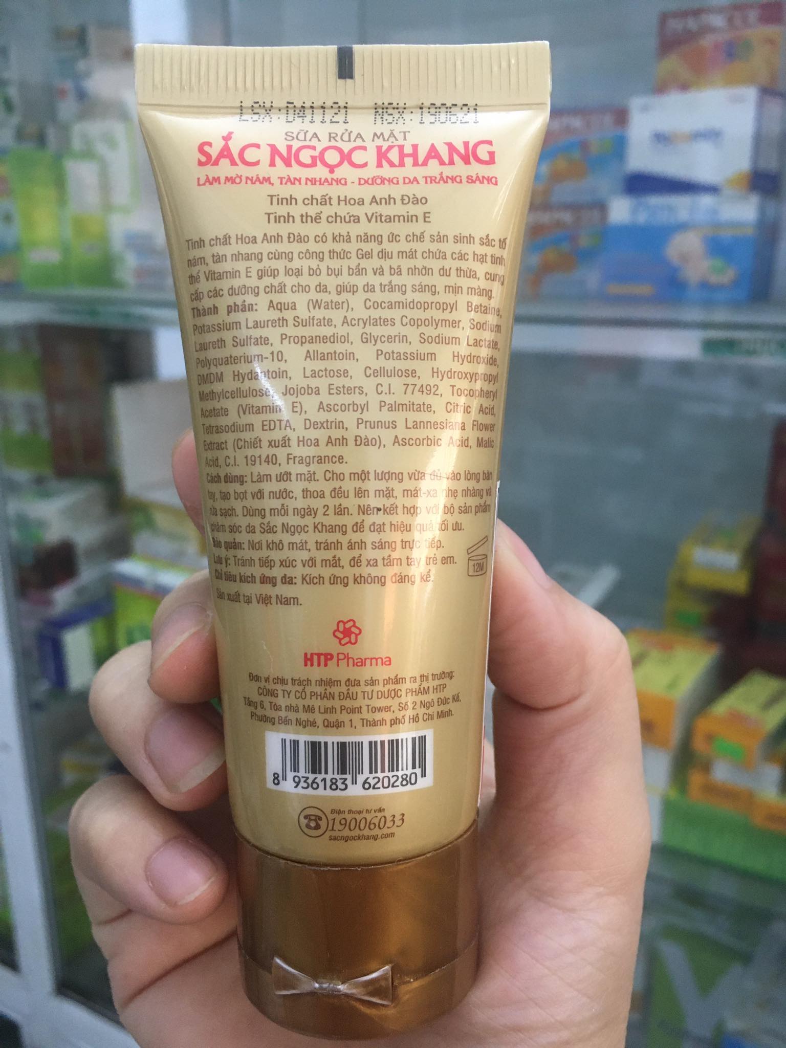 Sữa rửa mặt Sắc Ngọc Khang 100g