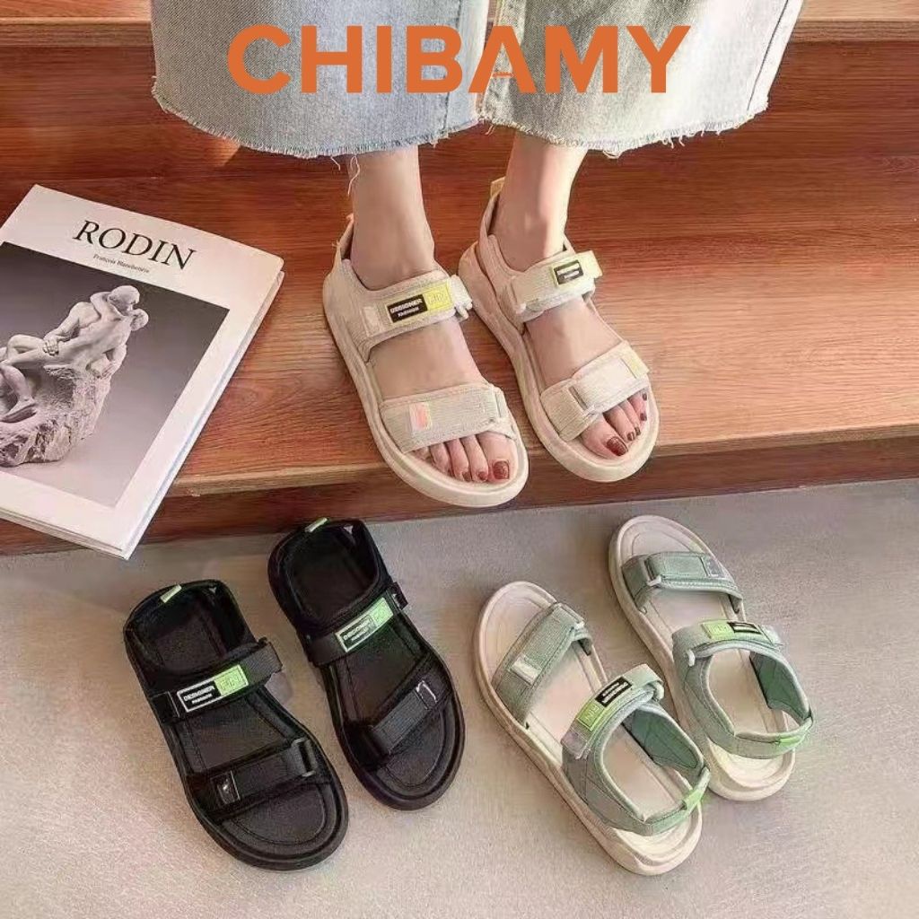 Giày sandal đế cao su non êm chân Channel
