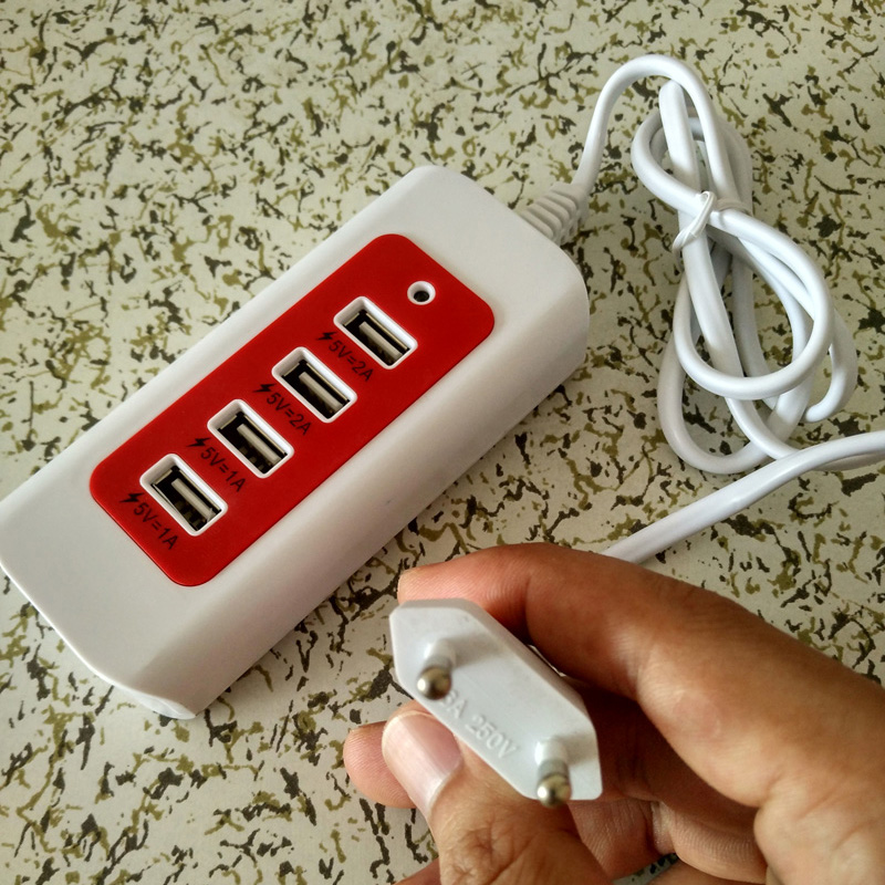 Ổ CẮM ĐIỆN SẠC ĐA NĂNG 4 CỔNG USB.