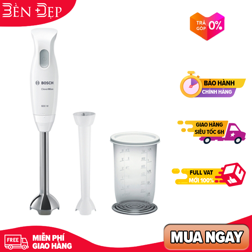 Máy xay cầm tay Bosch MSM2650B, công suất 600W