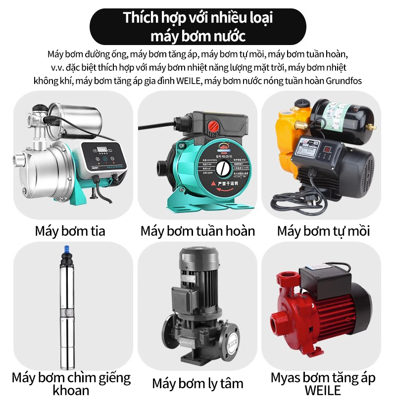 bộ điều khiển áp suất máy bơm nước