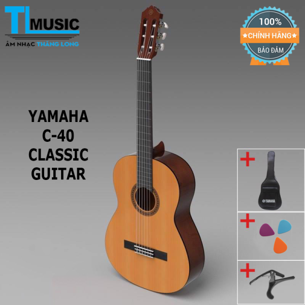 [CHÍNH HÃNG] Đàn Guitar Classic Yamaha C40 tặng kèm phụ kiện