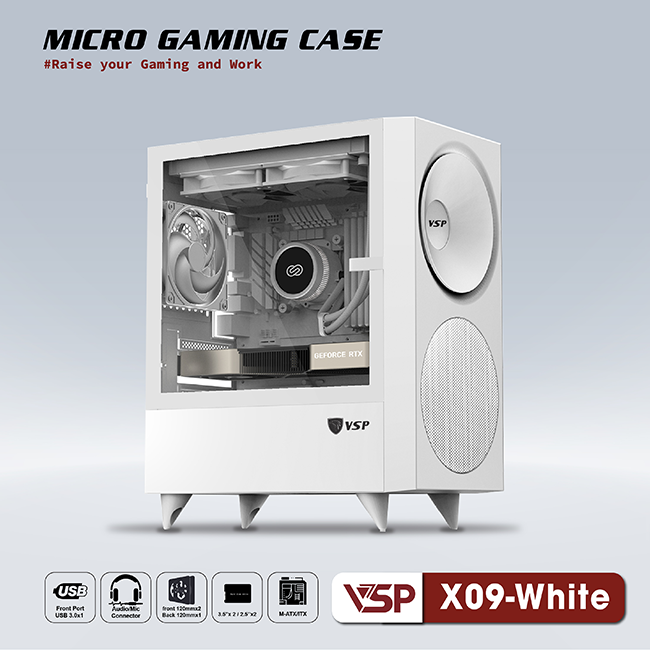 Vỏ Case Máy Tính VSP Micro Gaming X09
