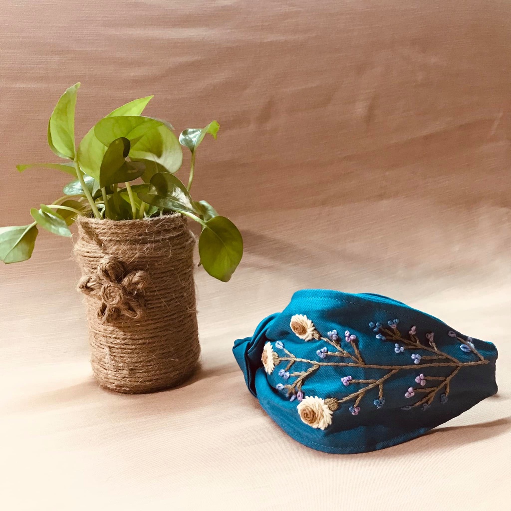 Băng đô handmade thêu tay ANNA