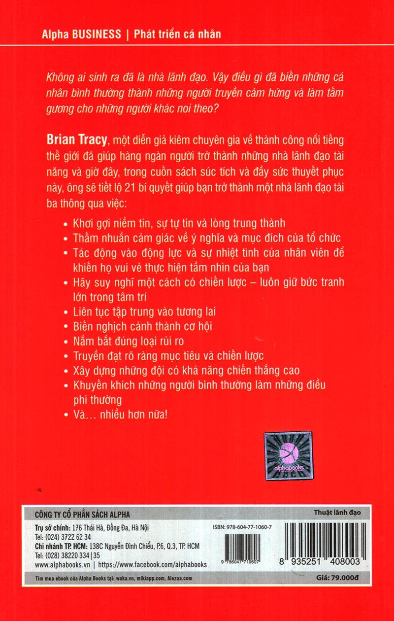 Thuật Lãnh Đạo - Brian Tracy