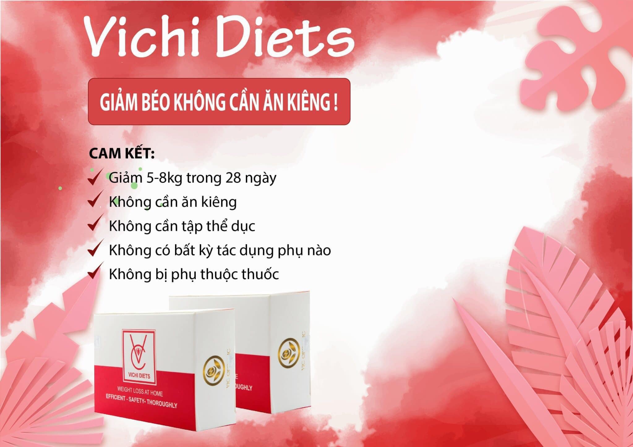 [ FREESHIP ] Giảm cân VICHI DIETS cho Cơ địa Khó Giảm [CHÍNH HÃNG]