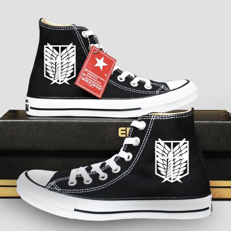 Giày thể thao Sneaker cao cổ nam nữ Attack On Titan