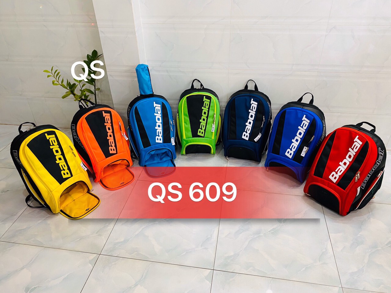 Balo Đựng Vợt Tennis Babolast Cao Cấp QS609  (Đủ Màu)