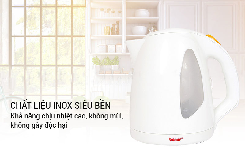 Ấm siêu tốc Benny BJ17 1,7lít MALAYSIA