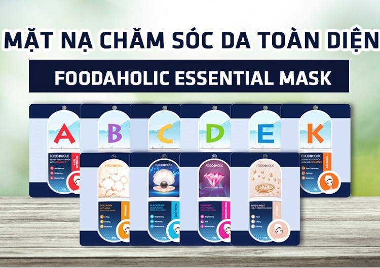 Mặt Nạ Giấy Foodaholic Essential Mask 23g