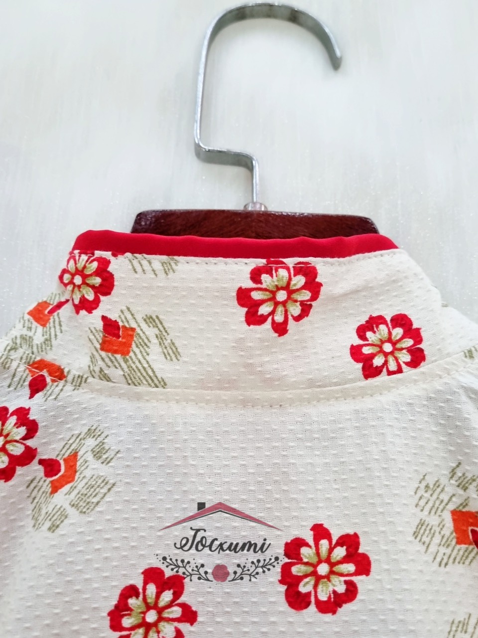 [THIẾT KẾ] KIMONO HOA ĐỎ CÁCH TÂN CHO BÉ YÊU [HÀNG ĐẸP] - Tocxumi