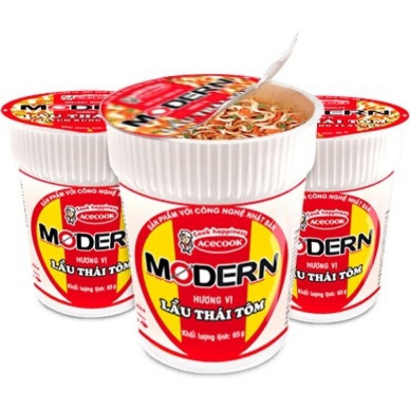 [HCM]Gía sỉ 1 thùng mì Modern vị lẩu thái ( 24 ly )