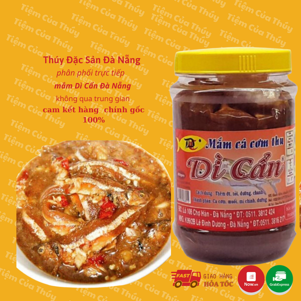 Mắm Cá Cơm Dì Cẩn 500Gr - Đặc Sản Đà Nẵng