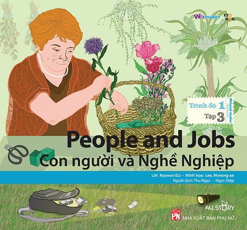 Fahasa - all story - con người và nghề nghiệp trình độ 1 - song ngữ anh việt