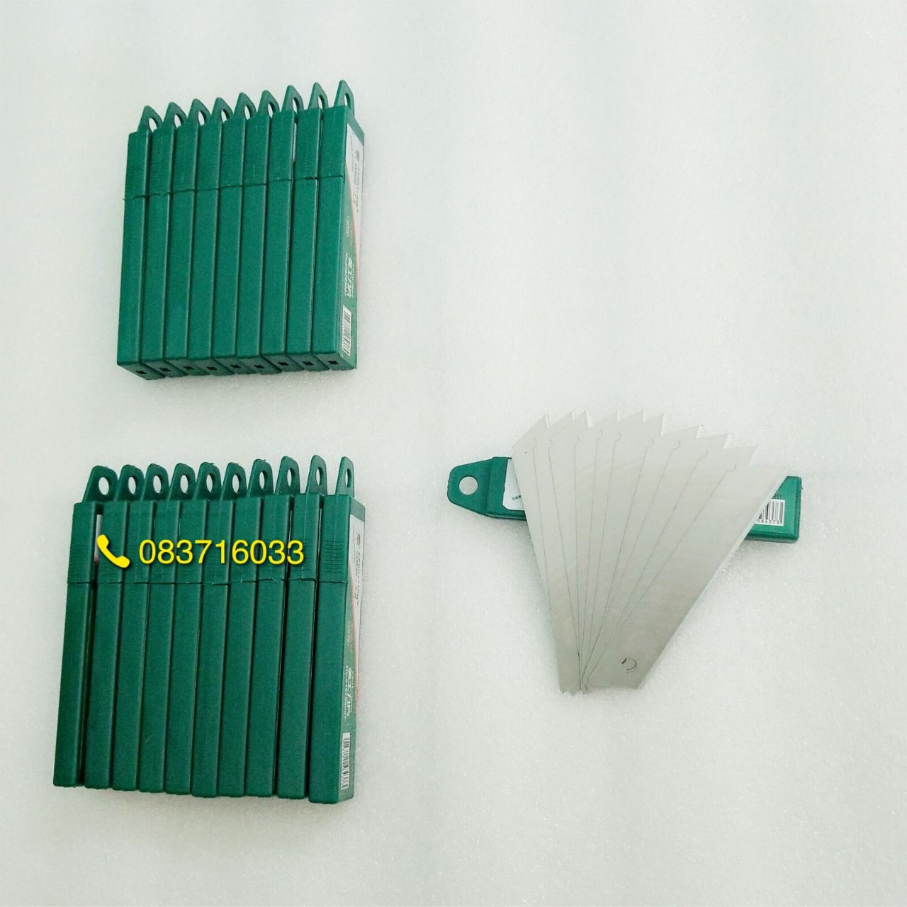 Lưỡi dao rọc giấy  Berrylion (hộp 20 vỉ, 1 vỉ 10 lưỡi )