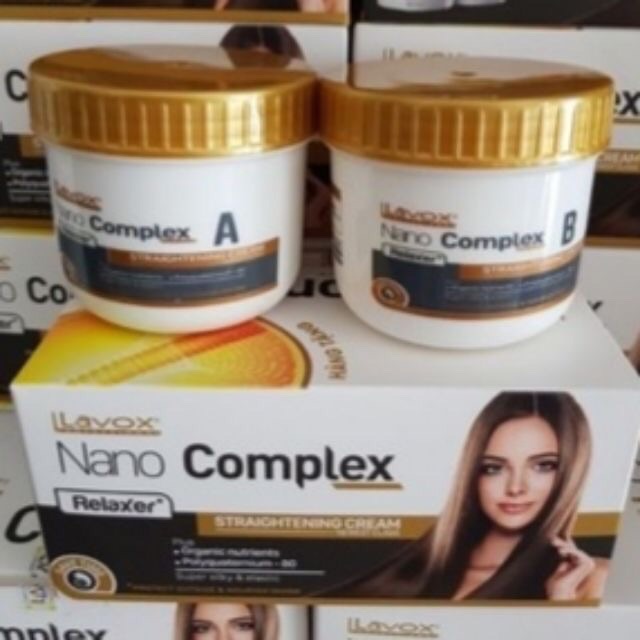 [HCM](SIÊU RẺ)KEM duỗi tóc phục hồi Lavox Nano Complex cá nhân thế hệ mới 150mlx2