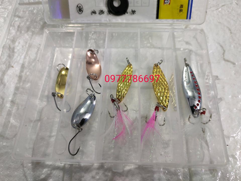 mồi thìa lure suối combo 6 con