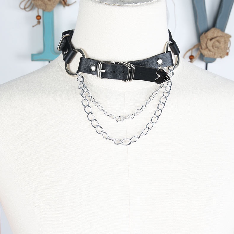 Choker da - Vòng cổ da - Garter da - Choker da đeo đùi