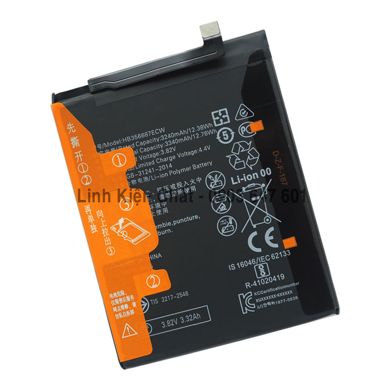 Pin cho điện thoại huawei mate 10 lite 3340mah zin
