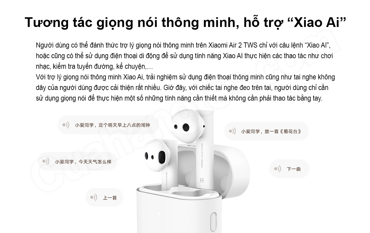 Tai nghe bluetooth True-Wireless XIAOMI Air 2 TWS