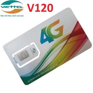 SIM V120 4G VIETTEL - Khuyến mại khủng2Gb ngày + gọi miễn phí nội mạng + thumbnail