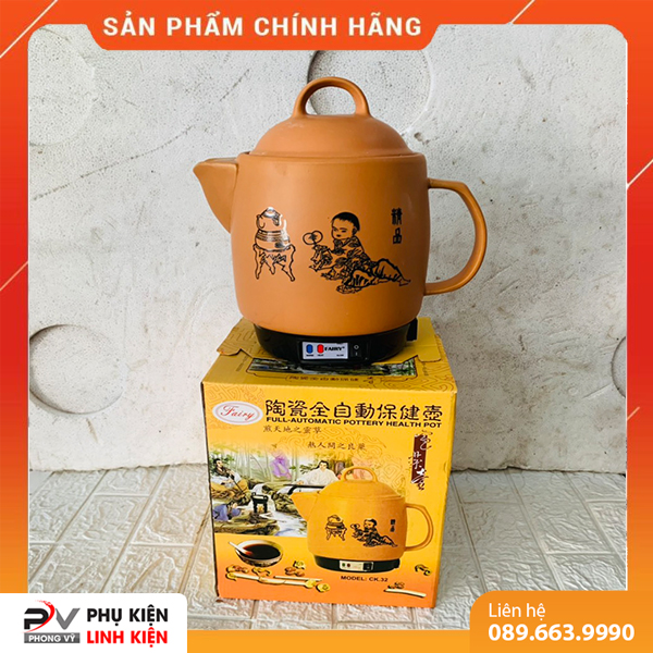 Ấm sắc thuốc gốm bát tràng - hàng chính hãng