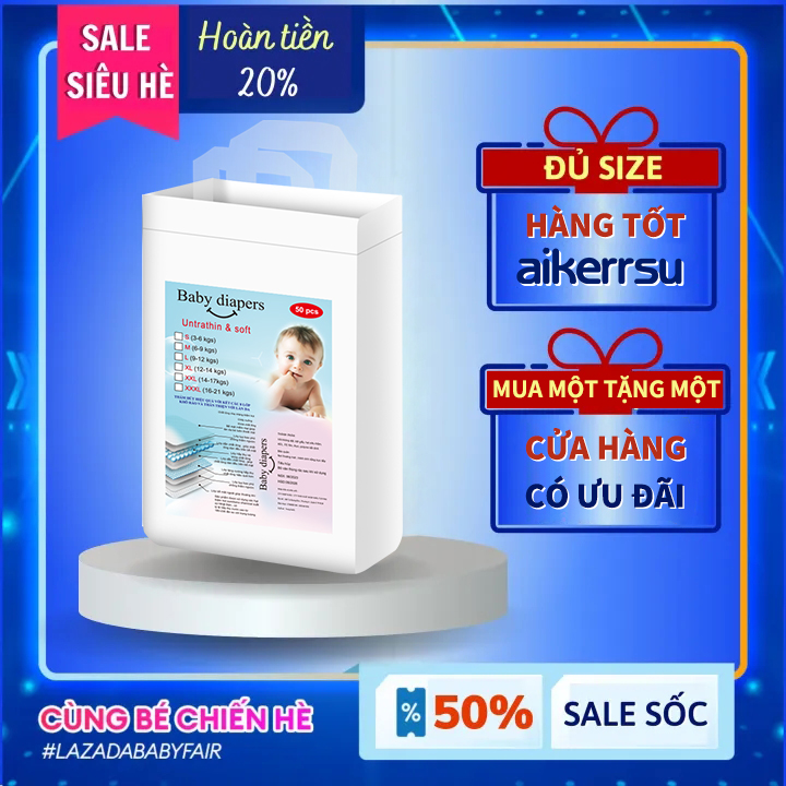 Bỉm quần/tã quần/tã dán 50/100 miếng！tả quần 100 miếng giá rẻ！tả quần cho bé	！tả dán bé sơ sinh！tã dán trẻ sơ sinh！bỉm dán cho bé sơ sinh！Siêu thoáng khí nam và nữ em bé siêu hấp thụ tã！Tã đang được giảm giá!