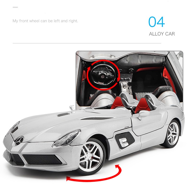 Mô hình xe Mercedes SLR 1:24 Caipo