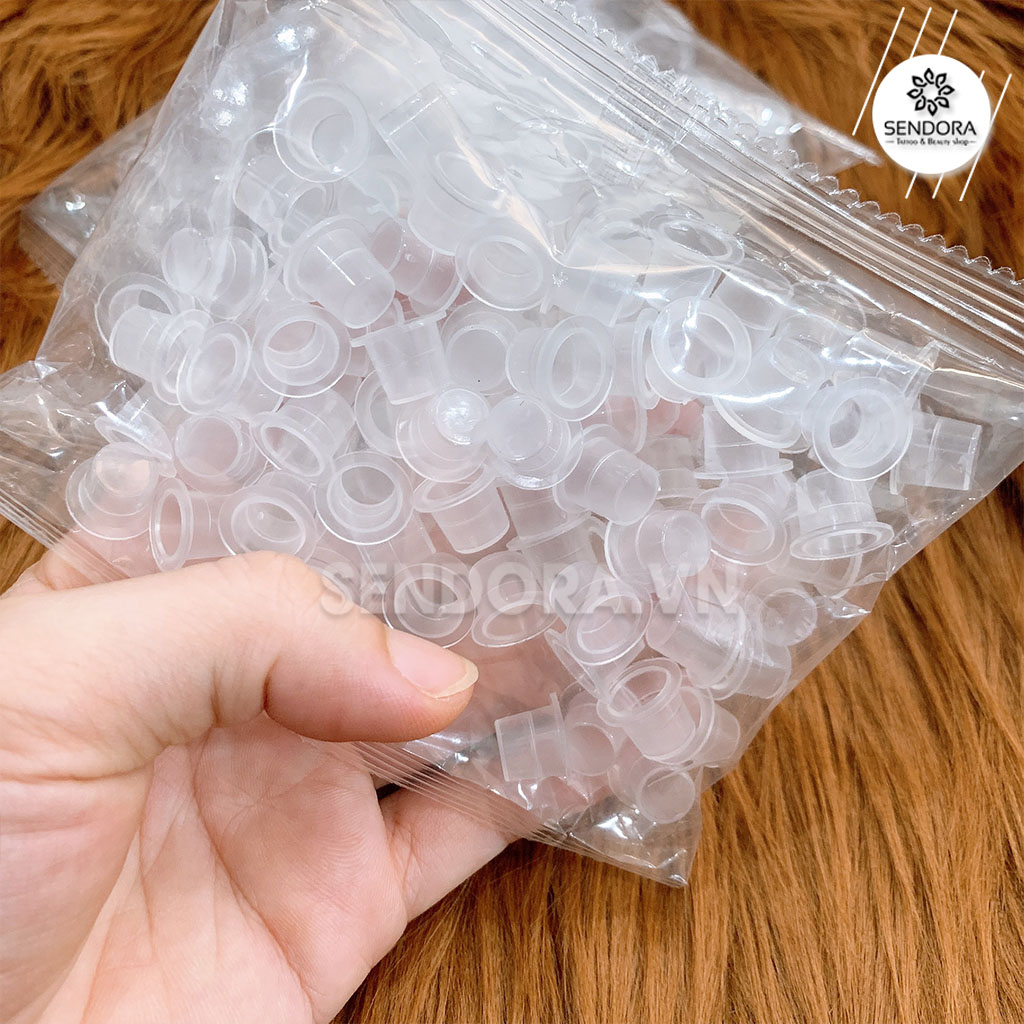 [HCM]Chum nhựa đựng mực phun xăm - Size Nhỏ