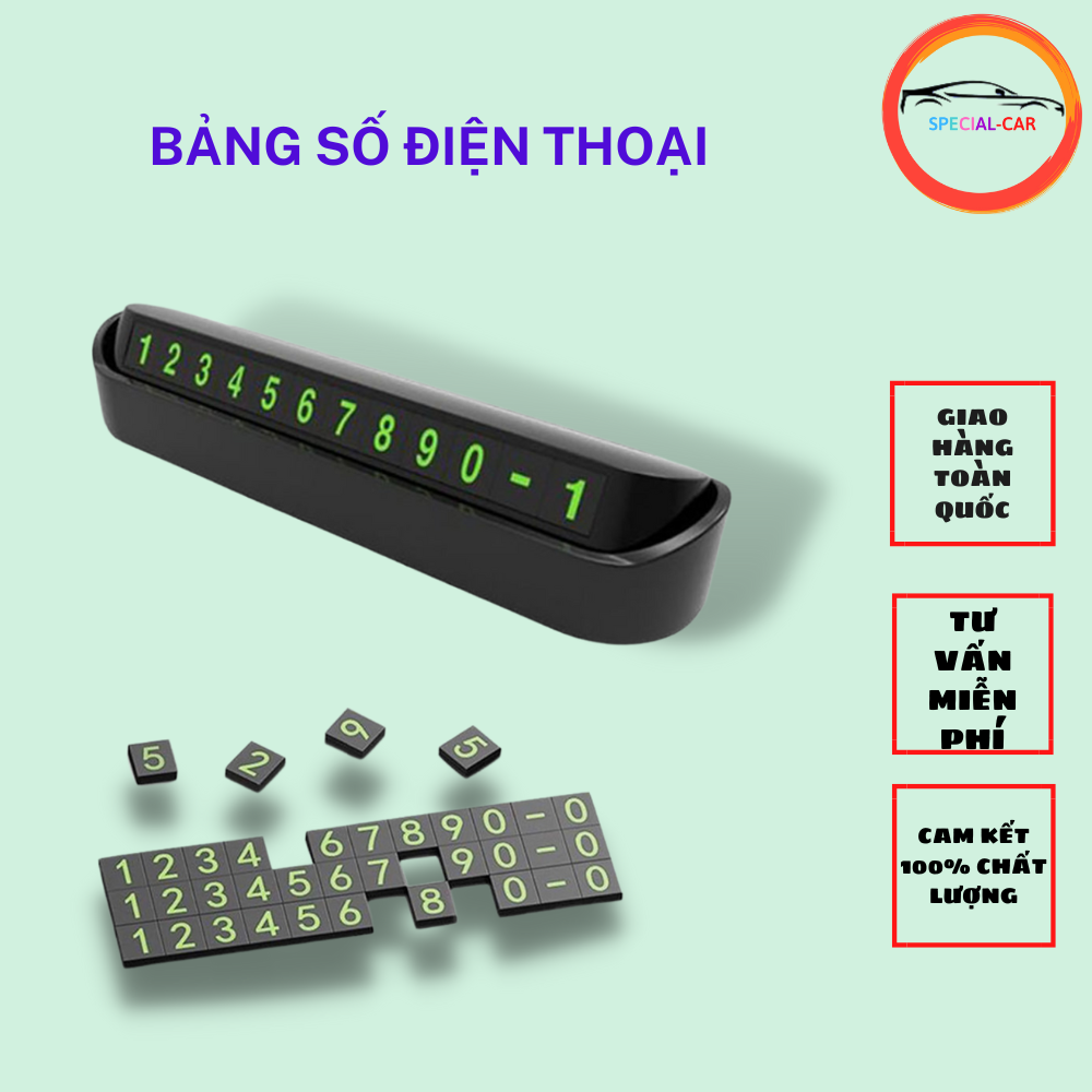 Bảng số điện thoại cho ô tô
