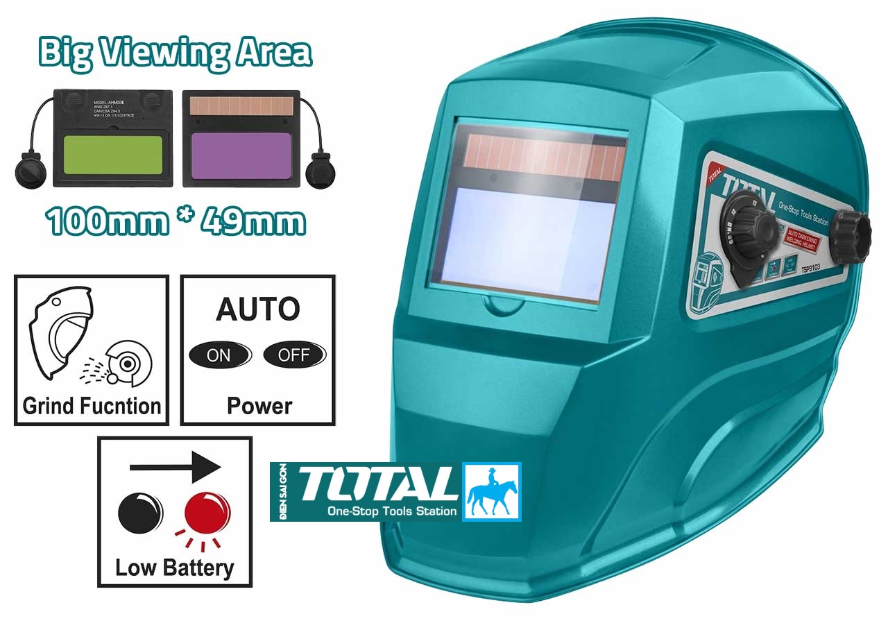 Mặt nạ hàn điện tử tự động TOTAL TSP9103