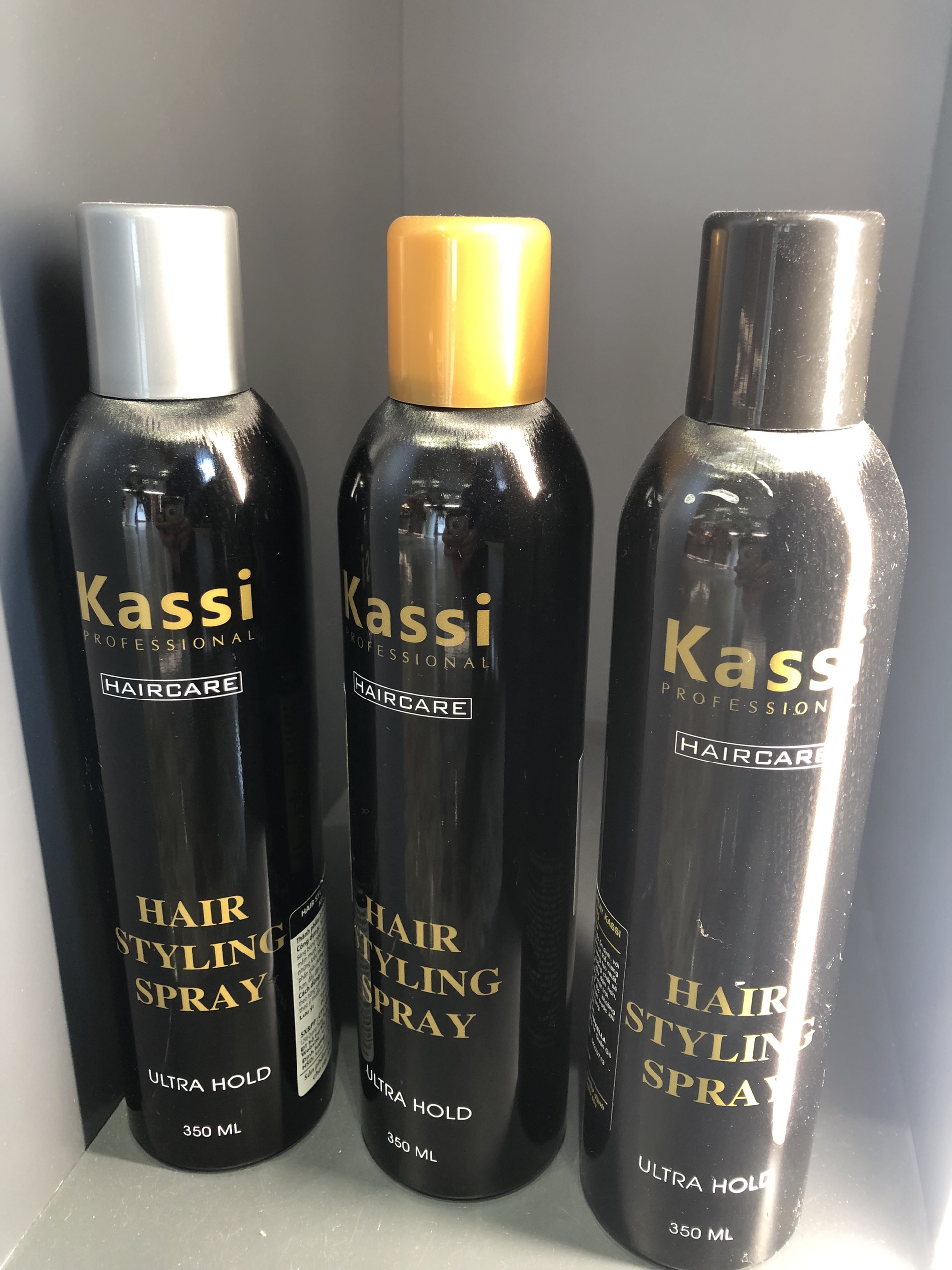 Keo xịt tóc Kassi dạng mềm, cứng và bóng