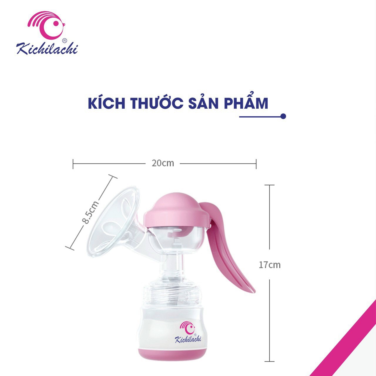 Dụng cụ Máy Hút sữa cơ bằng tay Kichilachi