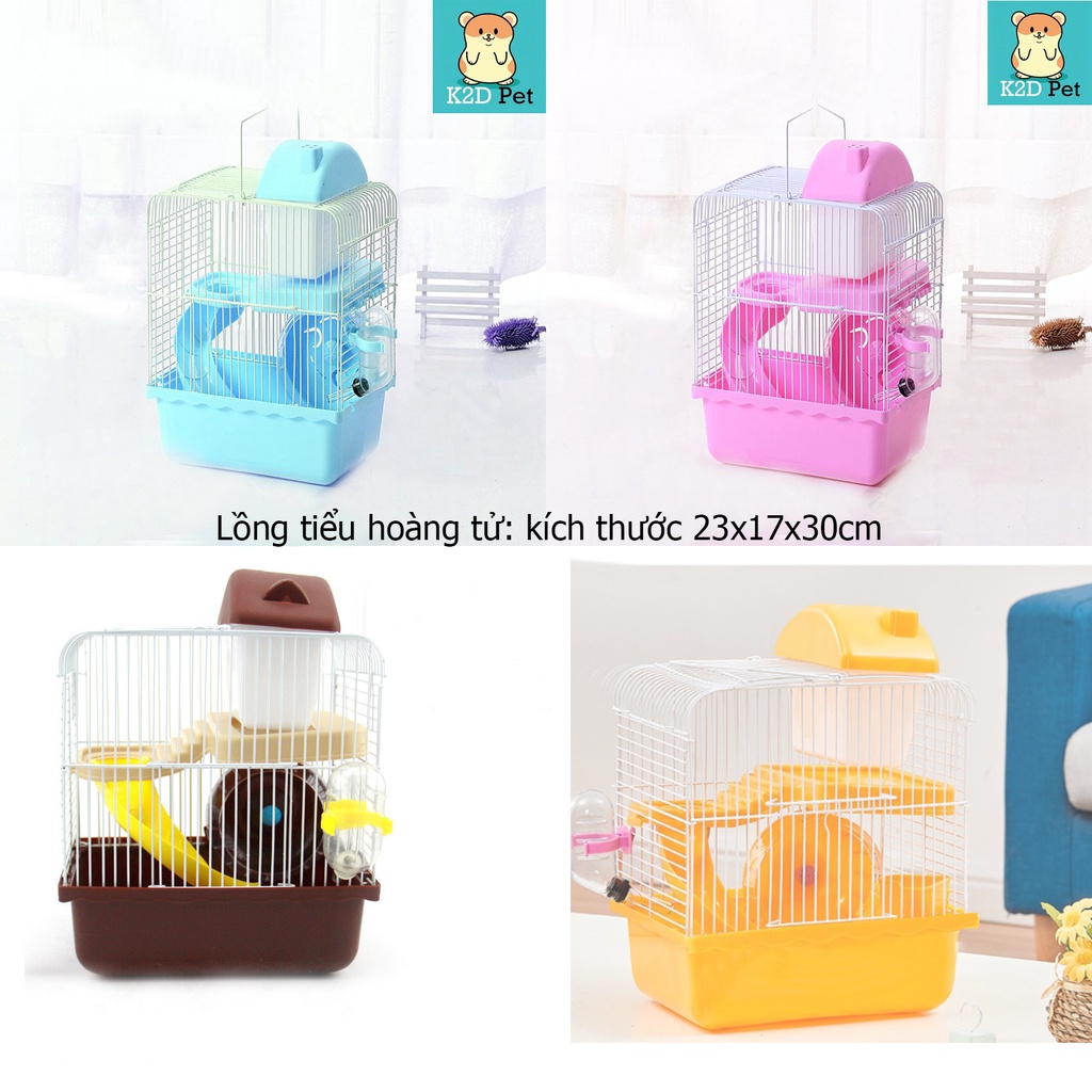 [Hoàn tiền 10%][K2D Pet] Lồng Hamster các loại Full Phụ Kiện