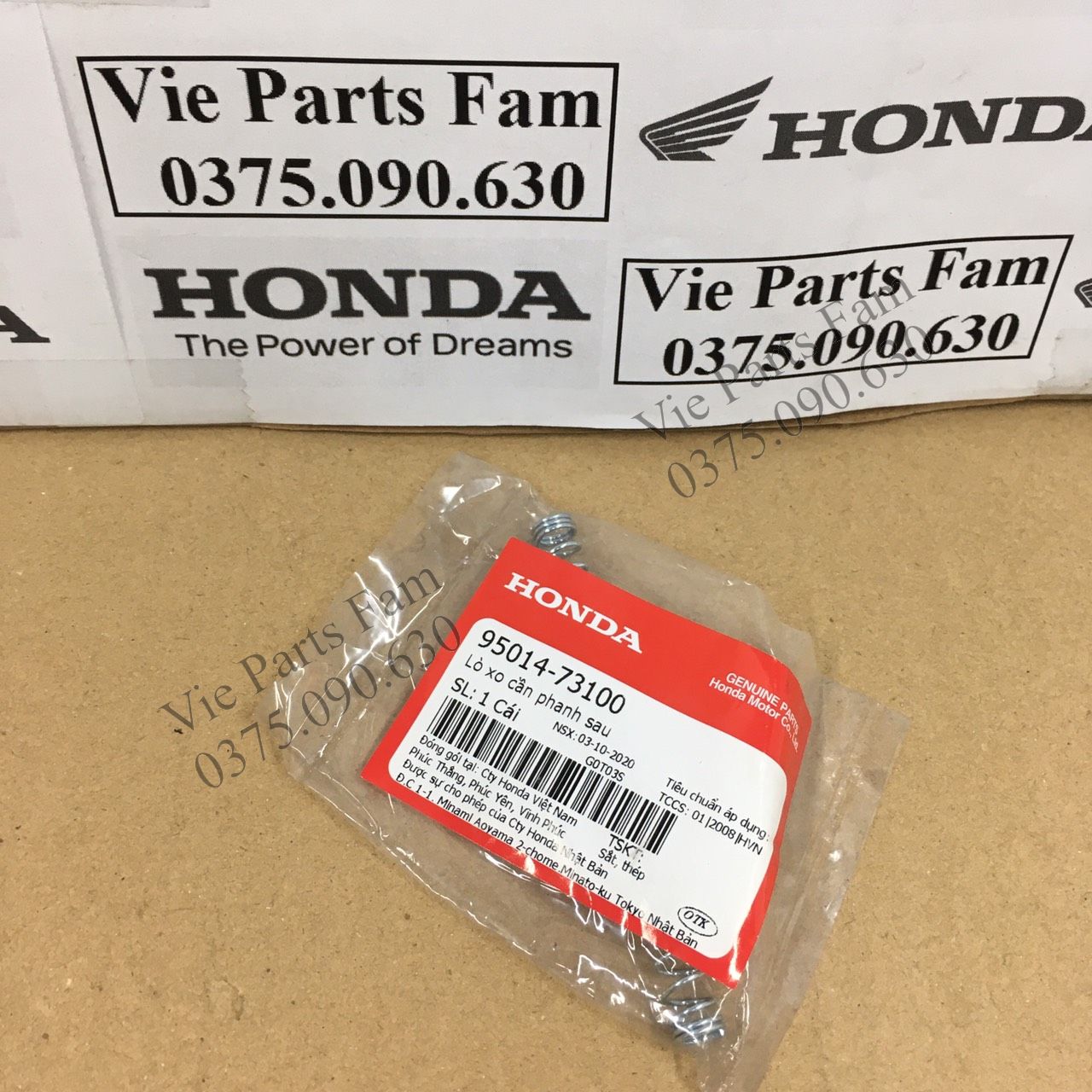Lò xo đũa phanh Honda
